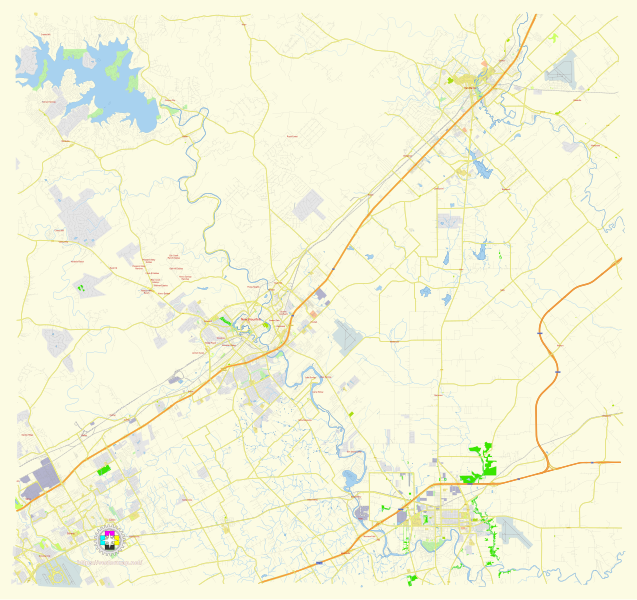 File:New Braunfels Texas US street map.svg