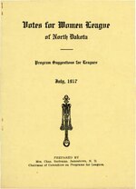 Thumbnail for File:Votes for Women League of North Dakota, program suggestions, July 1917.pdf