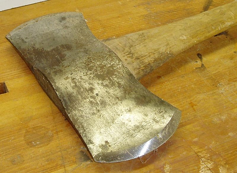 File:Double bitted felling axe.jpg