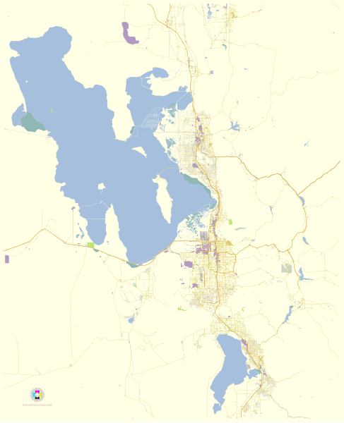 File:Salt Lake City Utah US street map.svg