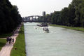 Deutsch: Blick von der Straßenbrücke Manfred-von-Richthofen- Straße Richtung Süden.