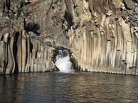 Columnar basalt, Israel