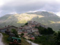 Monte Vettore da ovest con Castelluccio di Norcia davanti