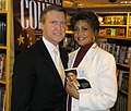 Cohen at New York book signing with his wife, Janet Langhart, 2006.