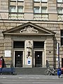 Portal of the Landesbibliothek with Statue of Gutenberg