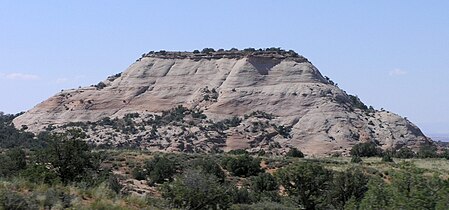 Outcrop of Navajo Sandstone