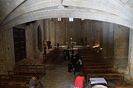 Interior Església de Sant Joan Baptista (Horta de Sant Joan) 1.JPG