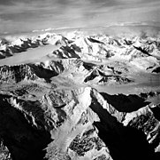 Columbia Glacier and Yale Glacier, Cirque and Valley Glacier Head, August 24, 1964 (GLACIERS 1071).jpg