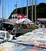 Yacht calling cards at Horta, Azores