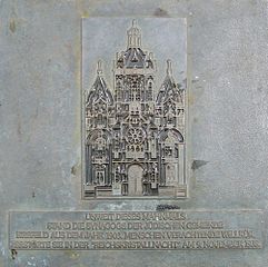 Gedenktafel auf Synagogendenkmal