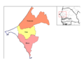 departments of Thiès region Départements de la région de Thiès