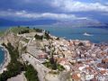 Blick auf Nafplio von der Palamidi-Festung