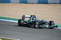 Mercedes MGP W02 (Nico Rosberg) testing at Jerez