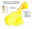 Geothermische Karte von Spenge