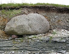 Glacial erratics on Saaremaa, Estonia.