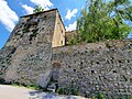 Il muro esterno (ovest) del Palazzo Marchesale