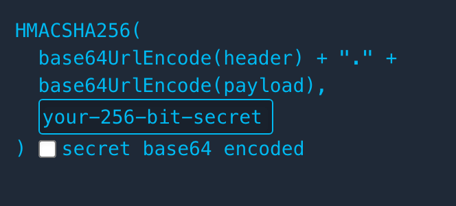 JWT Signature