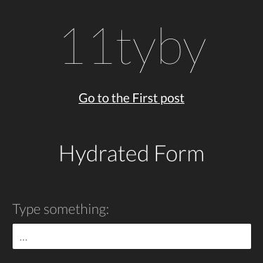 Screenshot of https://11tyby.netlify.app/