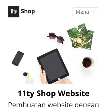 Screenshot of https://11tyshop.pages.dev/
