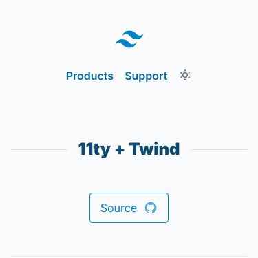 Screenshot of https://craigerskine.github.io/11ty-twind/