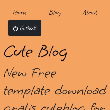 Screenshot of https://cuteblog.pages.dev/