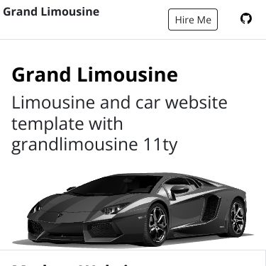 Screenshot of https://grandlimousine.netlify.app/