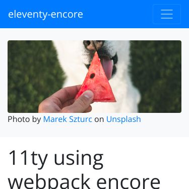 Screenshot of https://disjfa.github.io/eleventy-encore/