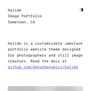 Screenshot of https://halide.netlify.app/