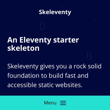 Screenshot of https://skeleventy.netlify.app/