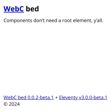 Screenshot of https://webcbed.netlify.app/