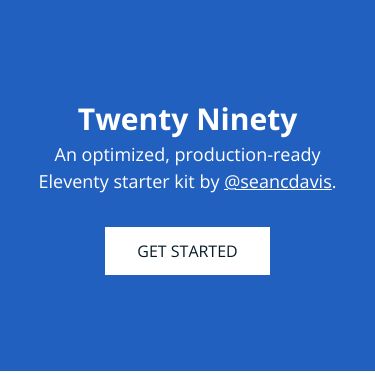 Screenshot of https://www.seancdavis.com/twenty-ninety