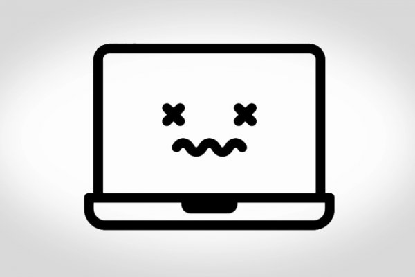 Macbook with sad face