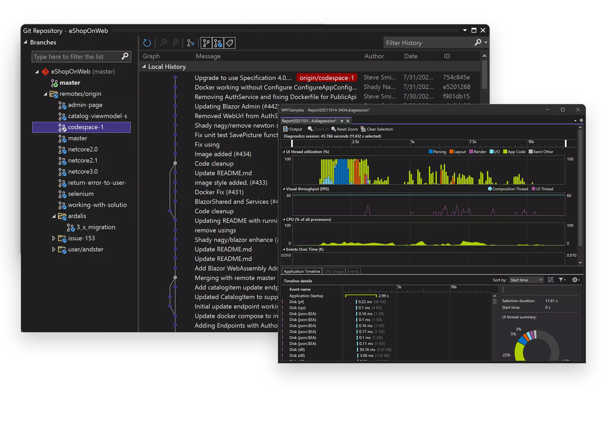 Visual Studio 2022 屏幕截图