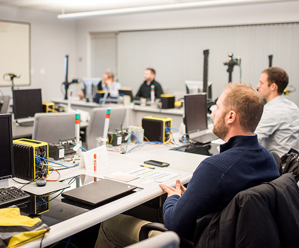 People sitting at a desk