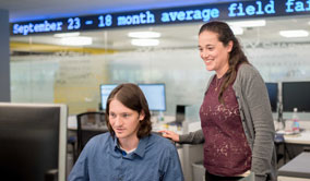 employees working together in an office