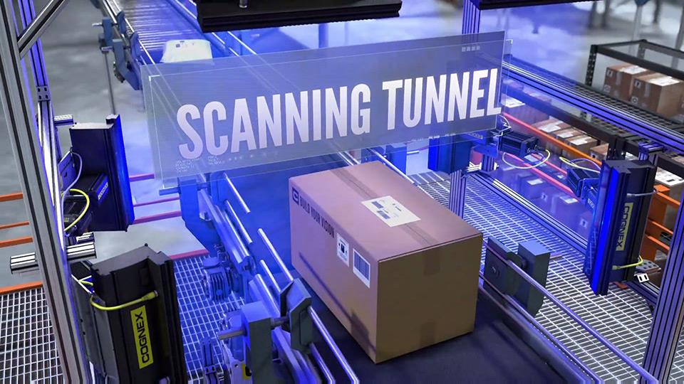 Cognex Logistics Scanning Tunnel for packages