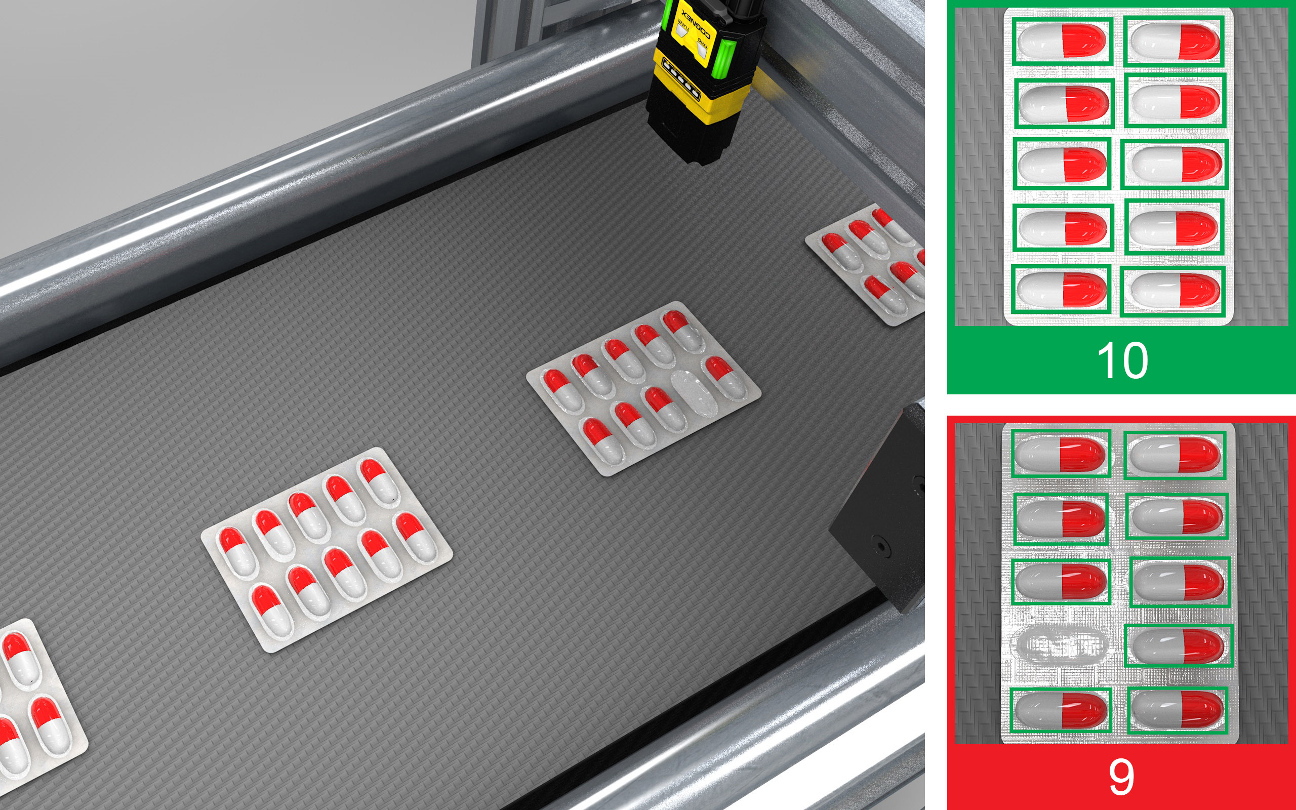 The new counting app uses AI to overcome challenges like counting pills in reflective blister packs.