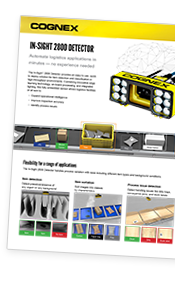 Portada de la ficha técnica del detector In-Sight 2900