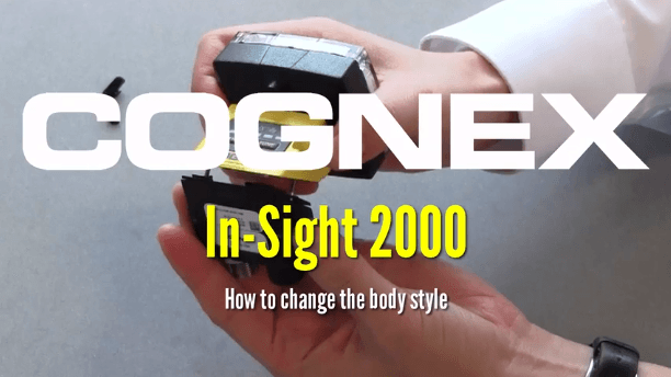 person demonstrates changing body style of in-sight 2000