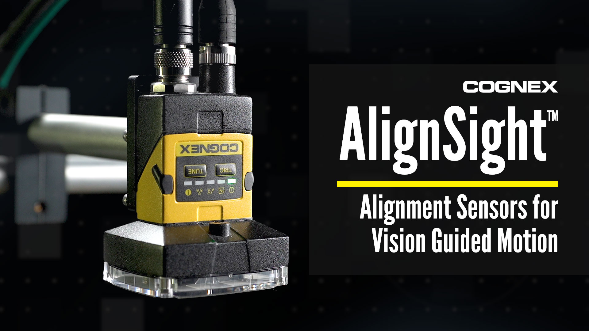 Cognex AlignSight Alignment Sensor Video Preview