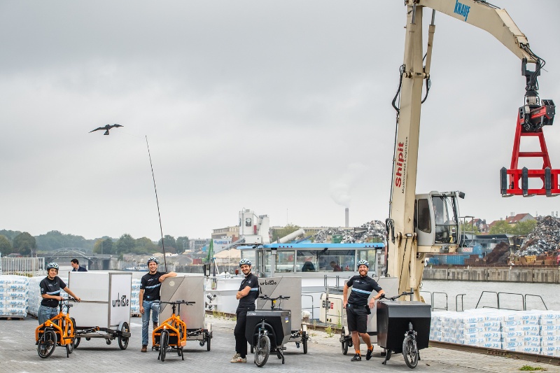 Urbike, a cargo bike cooperative in Brussels, showcasing the transformative potential of cargo bikes to reshape urban transportation and sustainability.