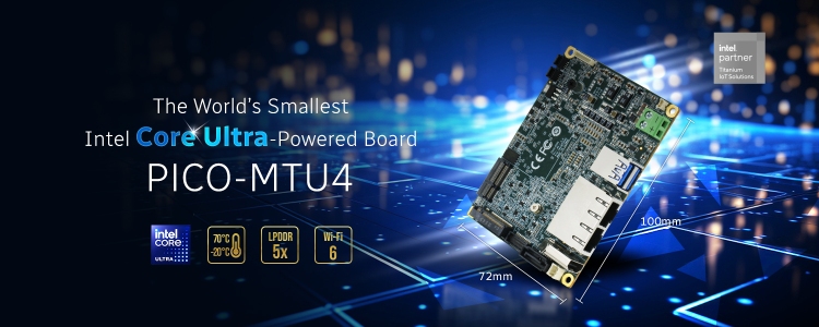 Pico-ITX Board with Intel® Core™ Ultra 7/Ultra 5 Processors