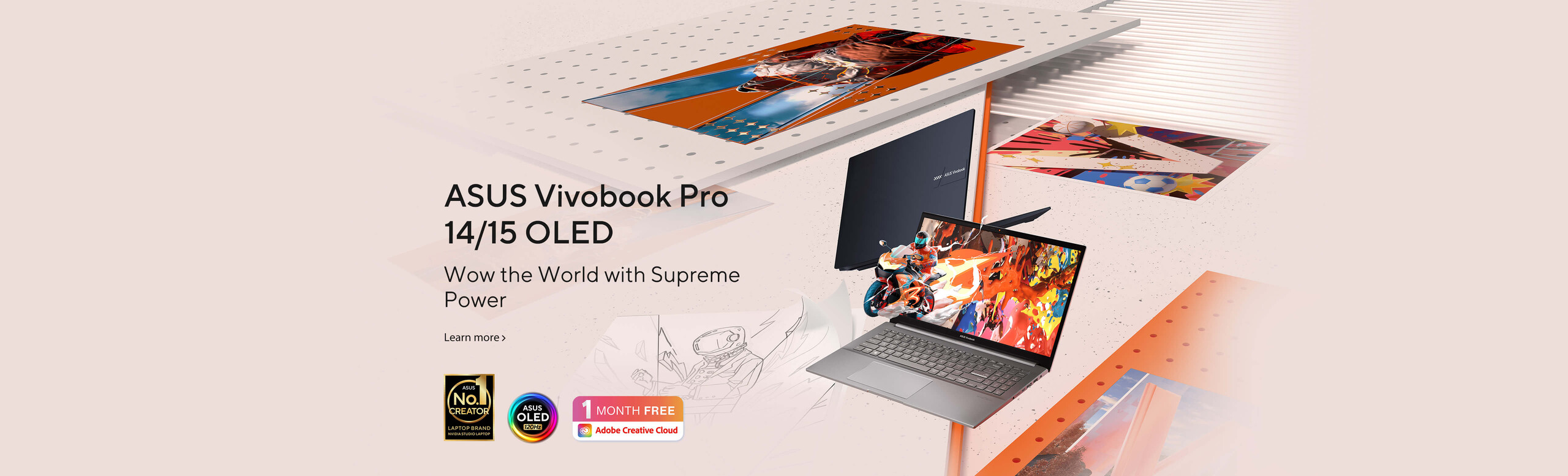 ASUS Vivobook Pro 14 OLED (M6400, AMD Ryzen 6000 Series )