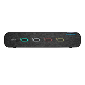 Universal 2nd Gen Secure KVM Switch, 4-Port Dual Head w/ CAC