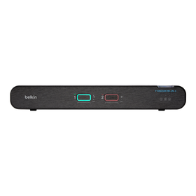 Universal 2nd Gen Secure KVM Switch, 2-Port Dual Head w/CAC