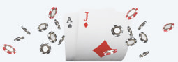 An image showing a blackjack table 