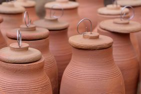 Terracotta olla pots