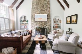 Modern rustic living room