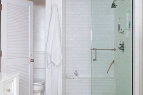 White shower stall