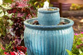 Fountain made with two pots